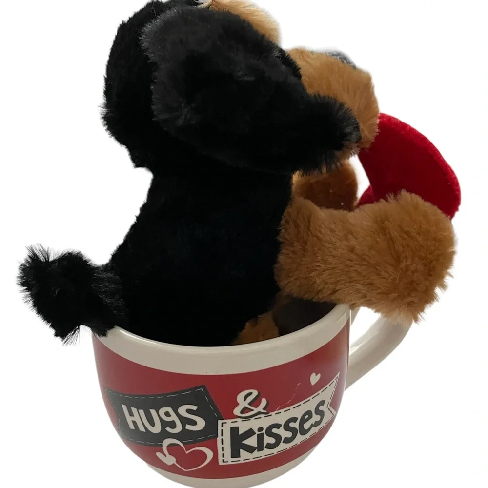 Valentine’s Day gift- Stuffed Dog in a Coffee Mug